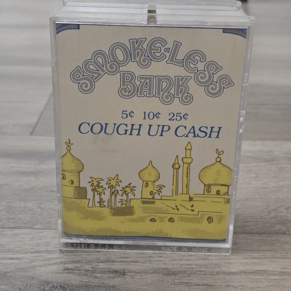 Vintage Camel Cigarettes Smokeless Cough Up Cash Bank